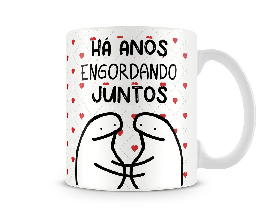 Caneca Meme Flork Há Anos Fazendo M