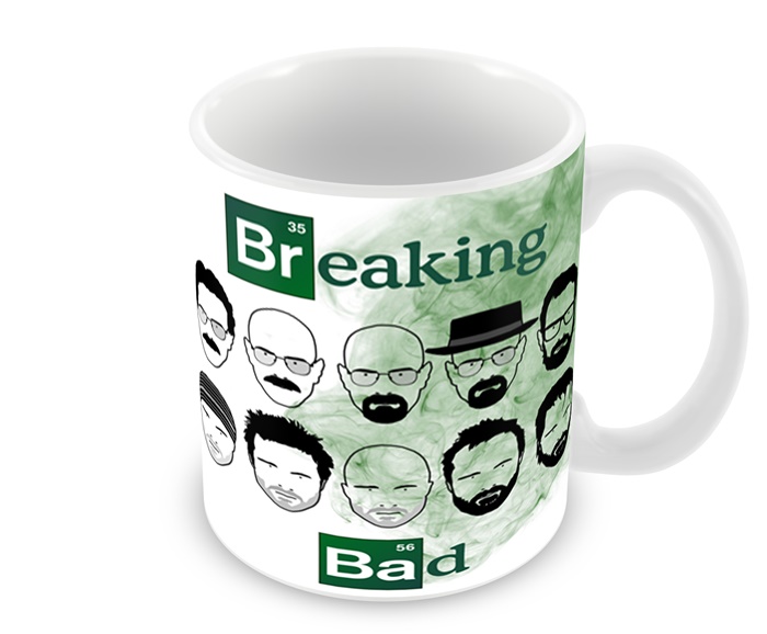 Caneca Breaking Bad Faces - Artgeek - Loja Nerd de Decoração e Presentes do  Mundo Geek