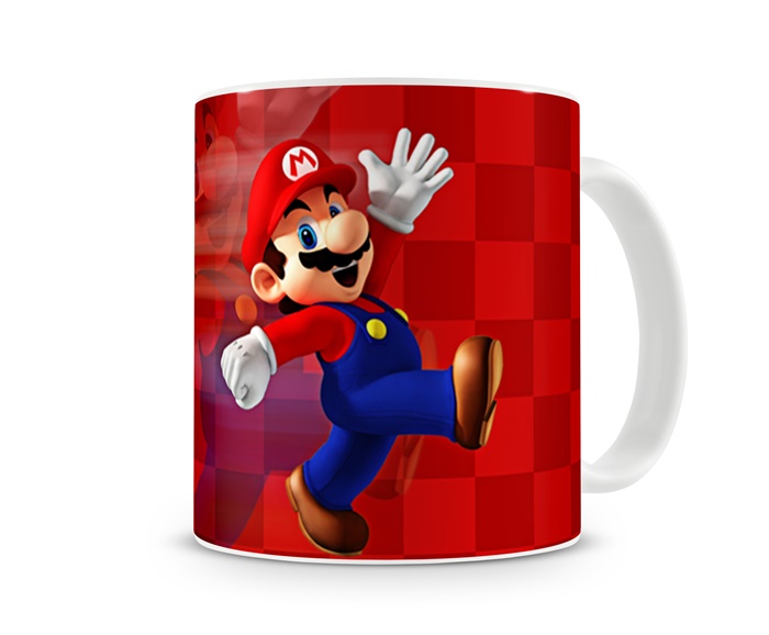 Caneca Mario Bros Vermelha - Artgeek - Loja Nerd de Decoração e Presentes  do Mundo Geek