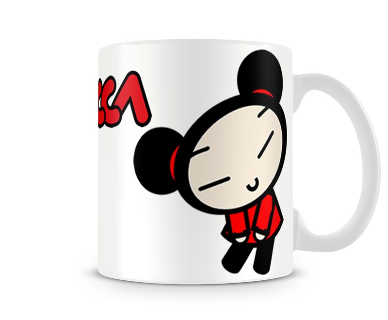 Caneca Pucca red - Artgeek - Loja Nerd de Decoração e Presentes do