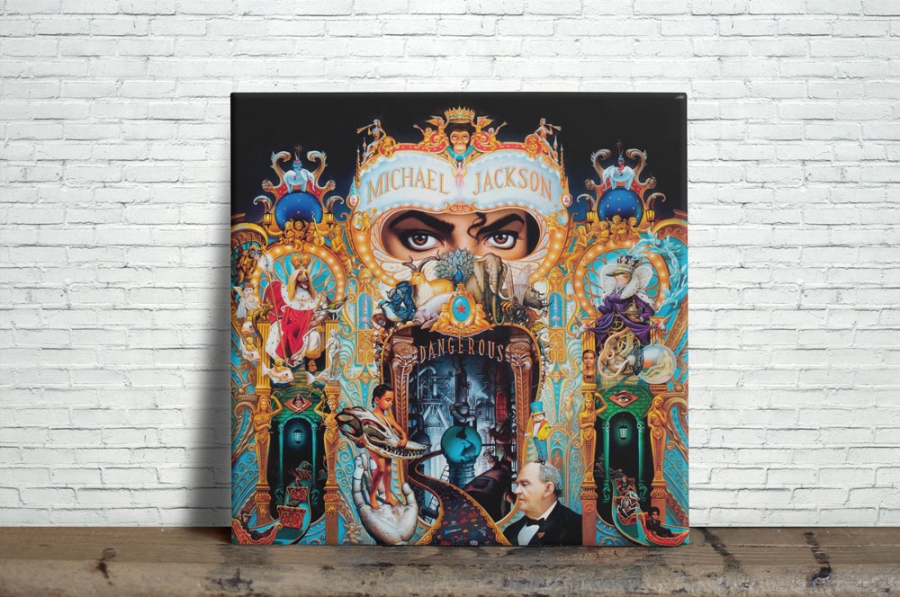 Azulejo Decorativo Dangerous Michael Jackson 15x15 - Artgeek