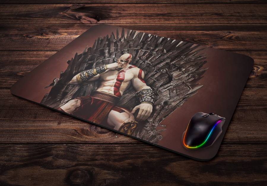 Mousepad Premium Kratos God Of War Video Game PC Gamer Jogo