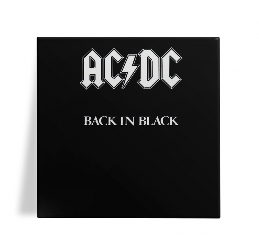 Azulejo Decorativo AC DC Back in Black 15x15 - Artgeek - Loja Nerd