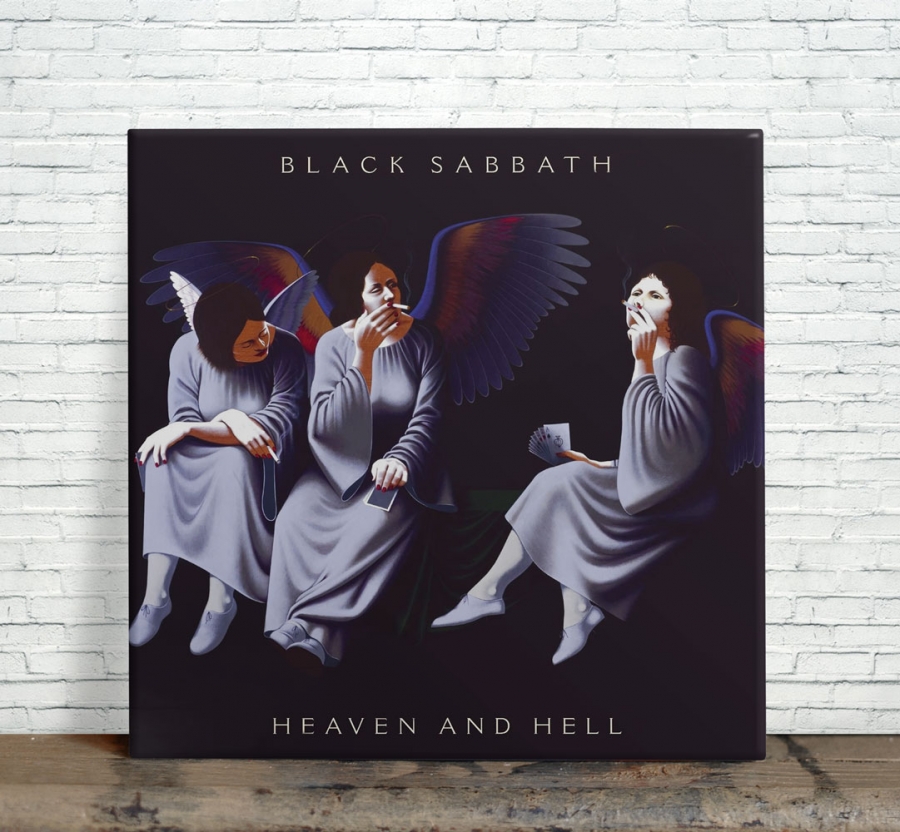 Azulejo Decorativo Black Sabbath Heaven and Hell 15x15 - Artgeek