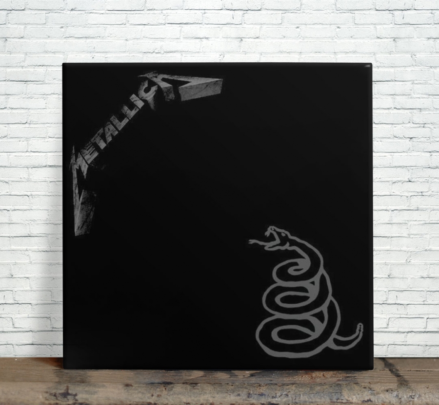 Azulejo Decorativo Metallica The Black Album 15x15 - Artgeek