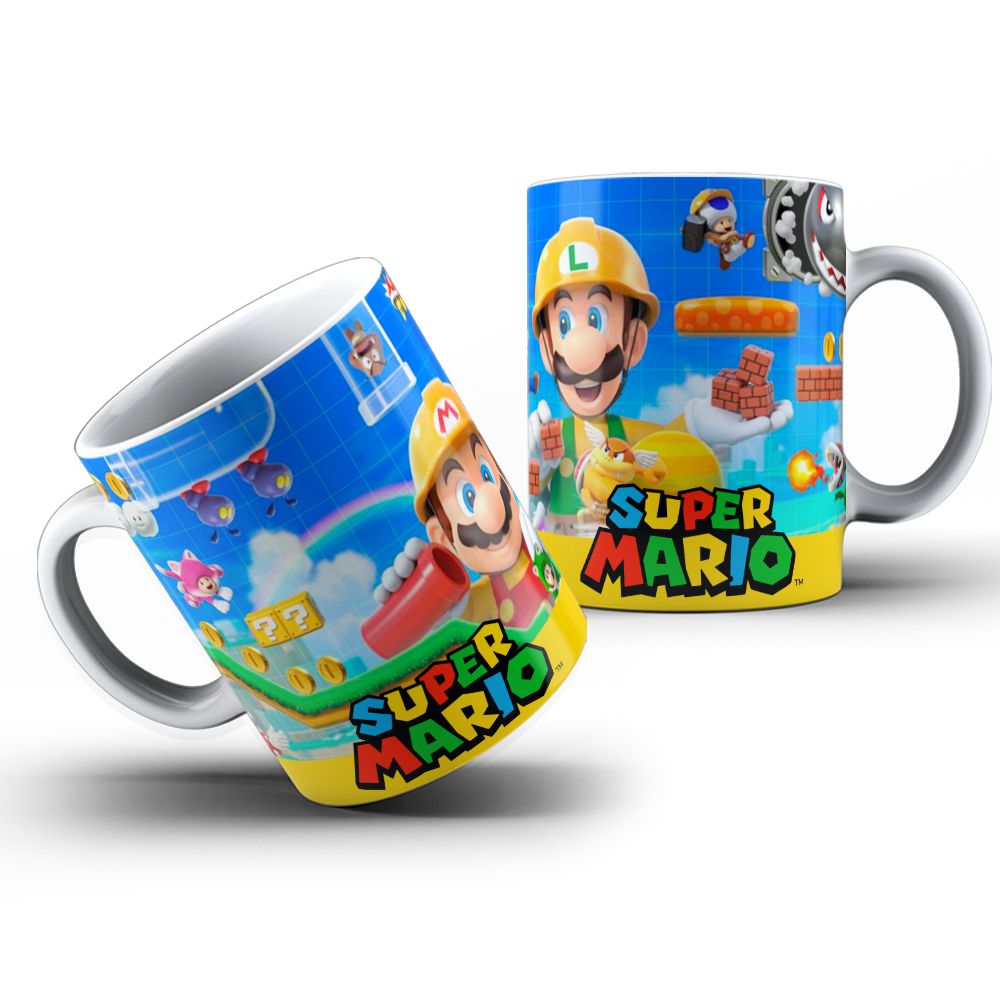 Caneca Do Jogo Super Mário Bros Personalizada Canecas Geek