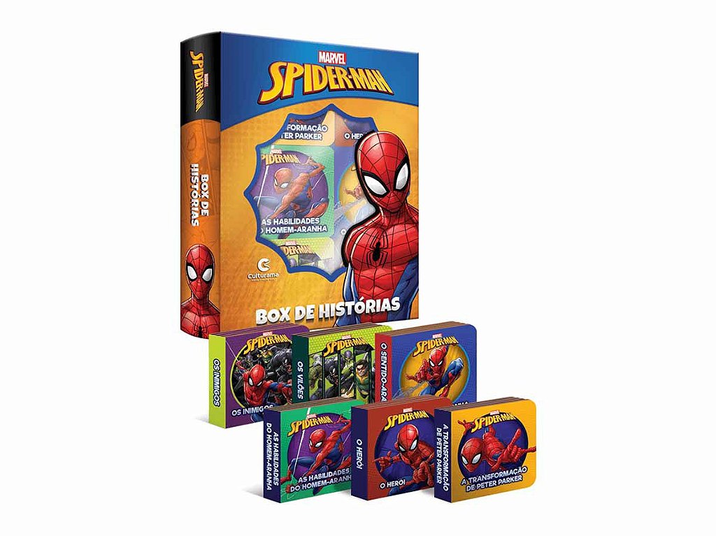 Livro - HOMEM-ARANHA HISTORIAS PARA COLORIR - Livros de