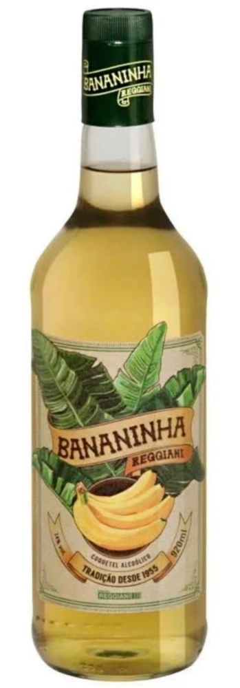 Cachaça Bananinha Reggiani - 920ml - Bebida In Box