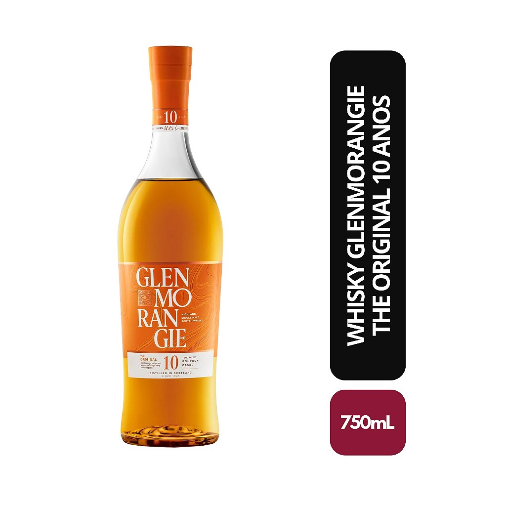 WHISKY GLENMORANGIE THE ORIGINAL 10 ANOS - 750ML - Bebida In Box