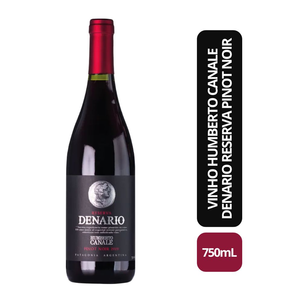 Humberto Canale Denario Reserva Pinot Noir Tinto 750ml - Bebida In Box