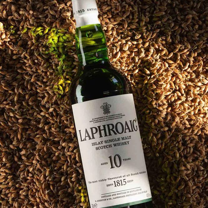 Whisky Laphroaig 10 anos - 750ml - Bebida In Box