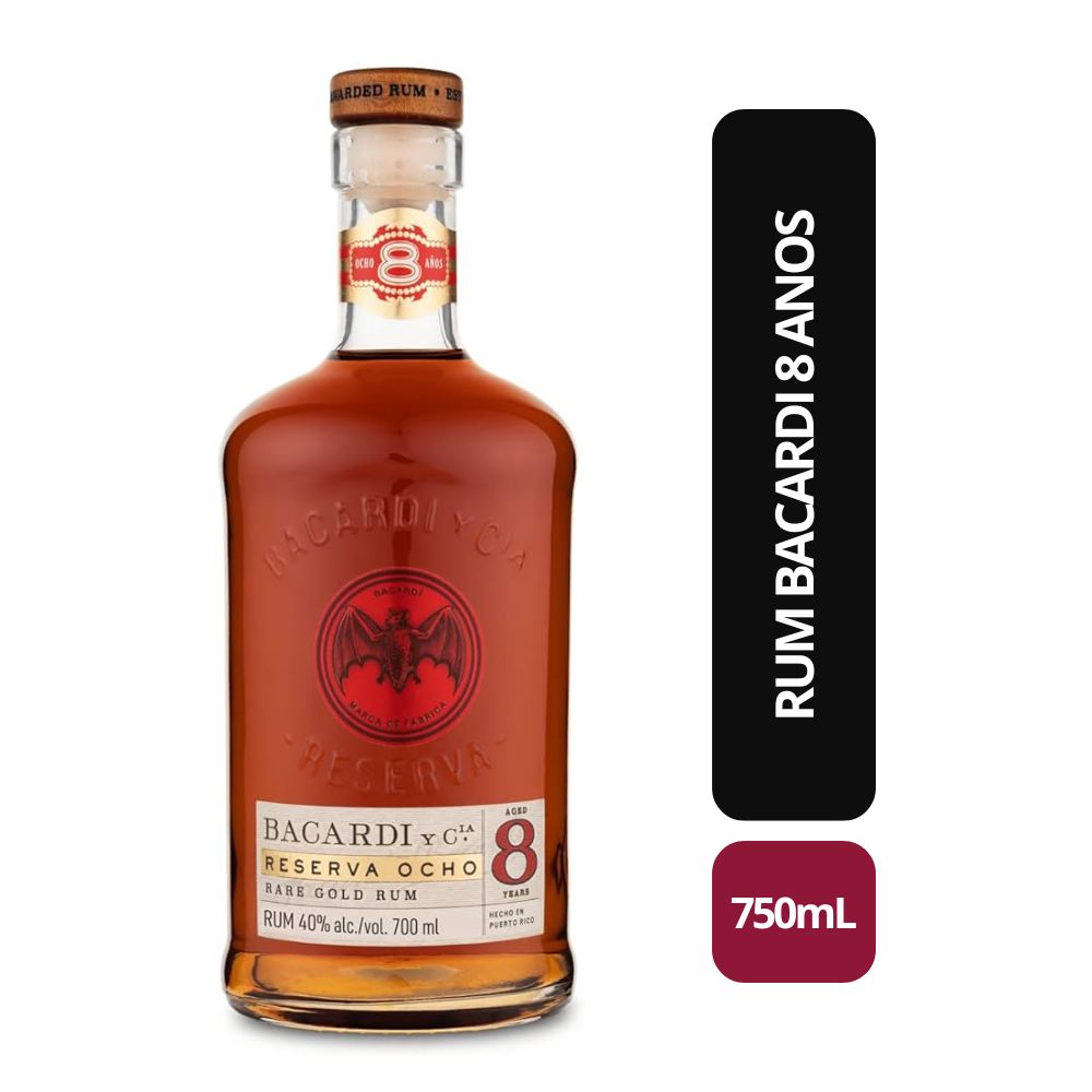 Bacardi Reserva 8 Jaar 70cl Rum