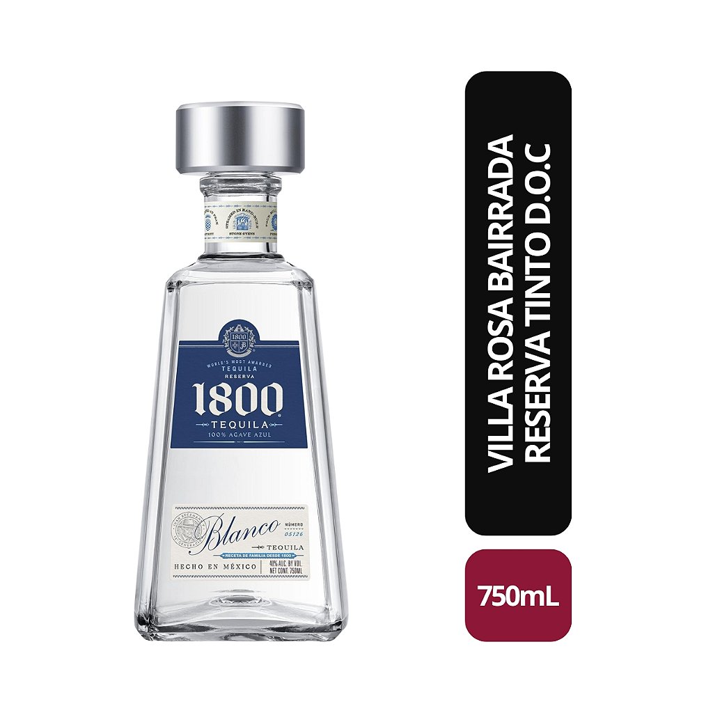 Tequila Mexicana 1800 Silver - 750ml - Bebida In Box