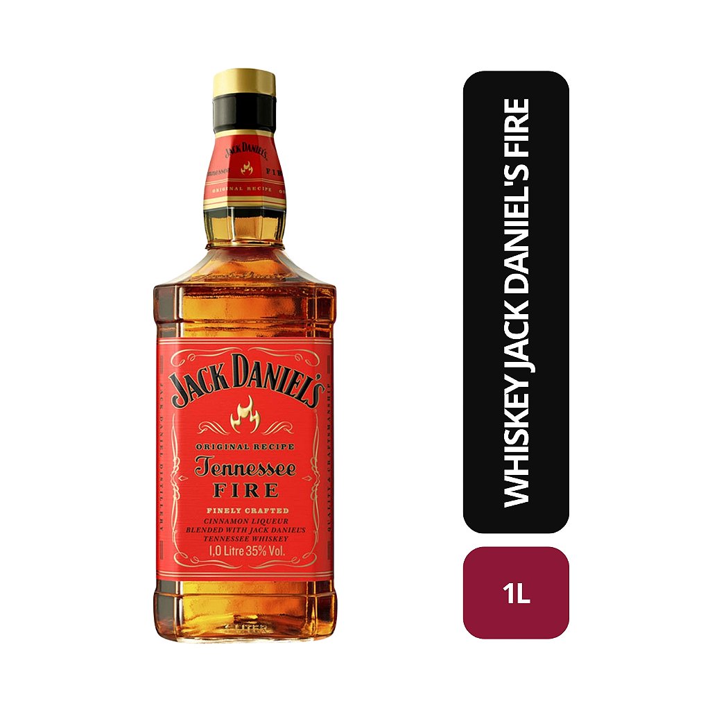 Whiskey Jack Daniel's Tennessee Fire 1L - Bebida In Box