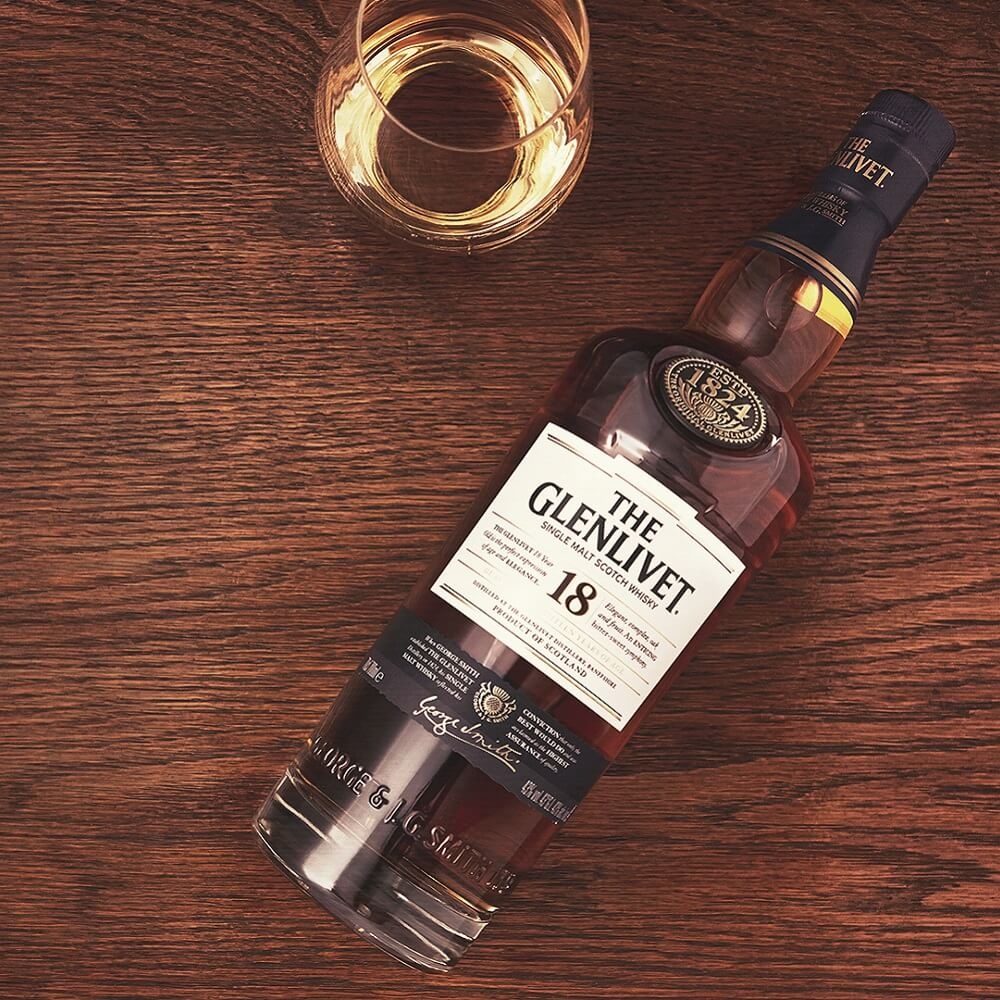 The Glenlivet Whisky Single Malt 18 anos Escocês 750ml