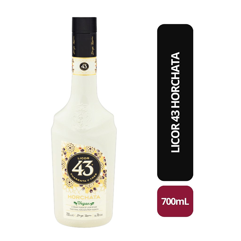 Licor Diego Zamora 43 Horchata - 700 ml - Bebida In Box
