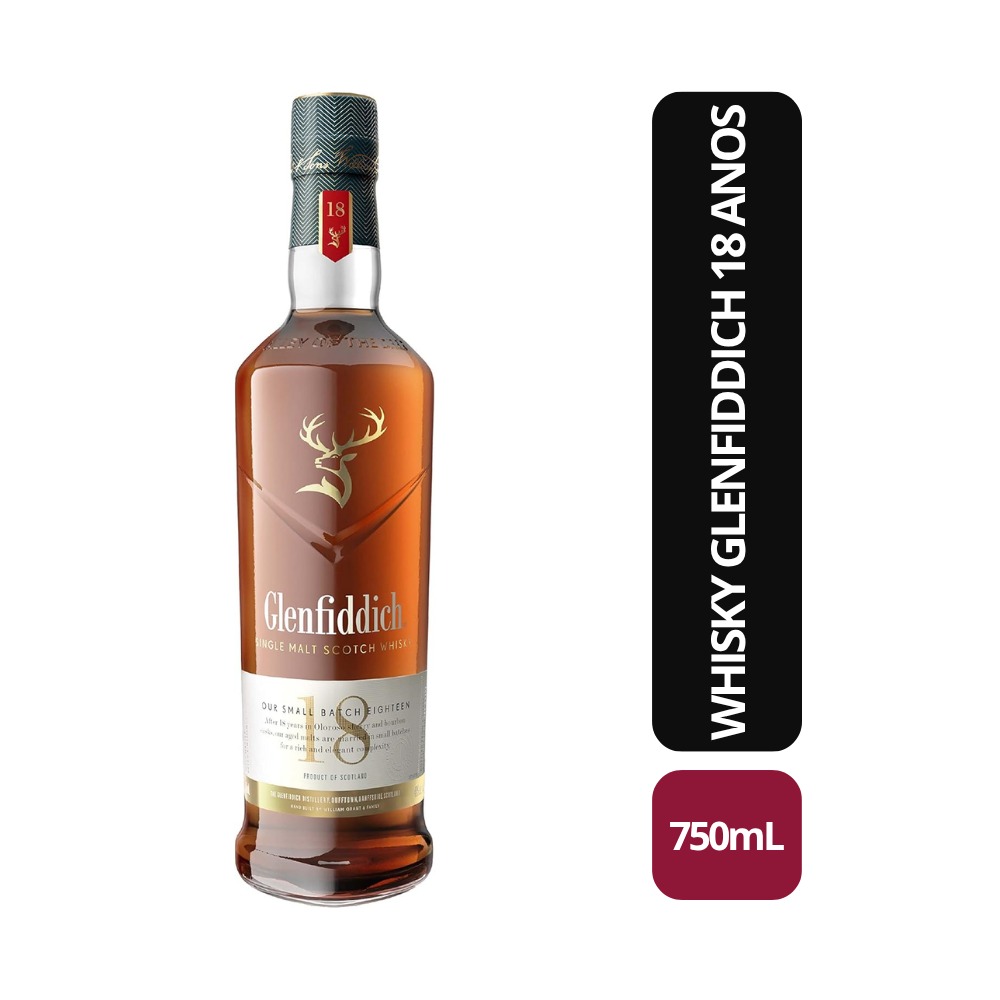 Whisky Glenfiddich 18 anos - 750mL - Bebida In Box