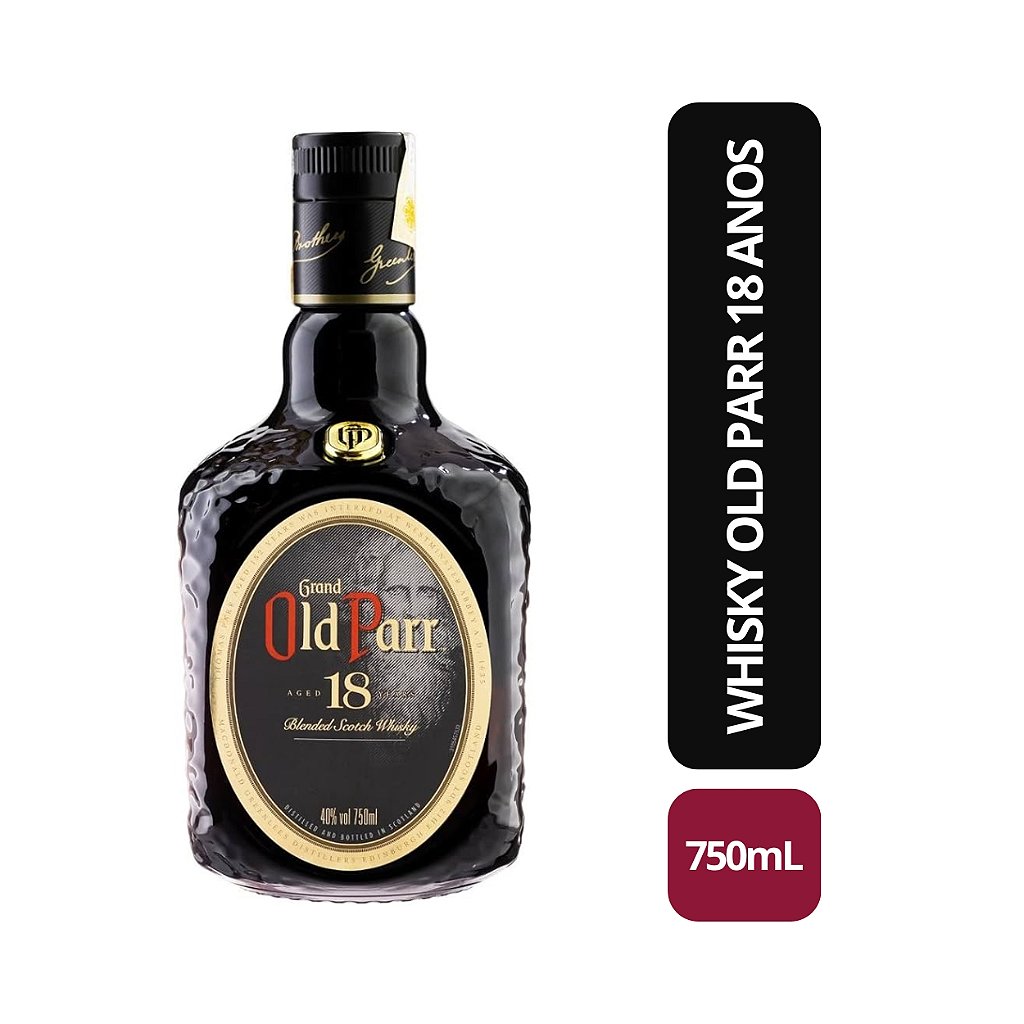 Whisky Old Parr 18 Anos - 750mL - Bebida In Box