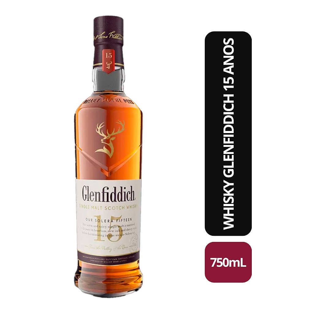 Whisky Glenfiddich 15 Anos - 750mL - Bebida In Box
