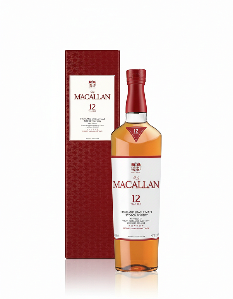 ウイスキー Macallan 12 Year Old Sherry Oak 700ml Whisky Macallan Sherry Oak 12 anos - 700mL - Bebida In Box