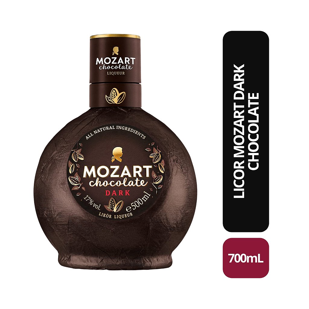 LICOR MOZART DARK CHOCOLATE - 700ML - Bebida In Box