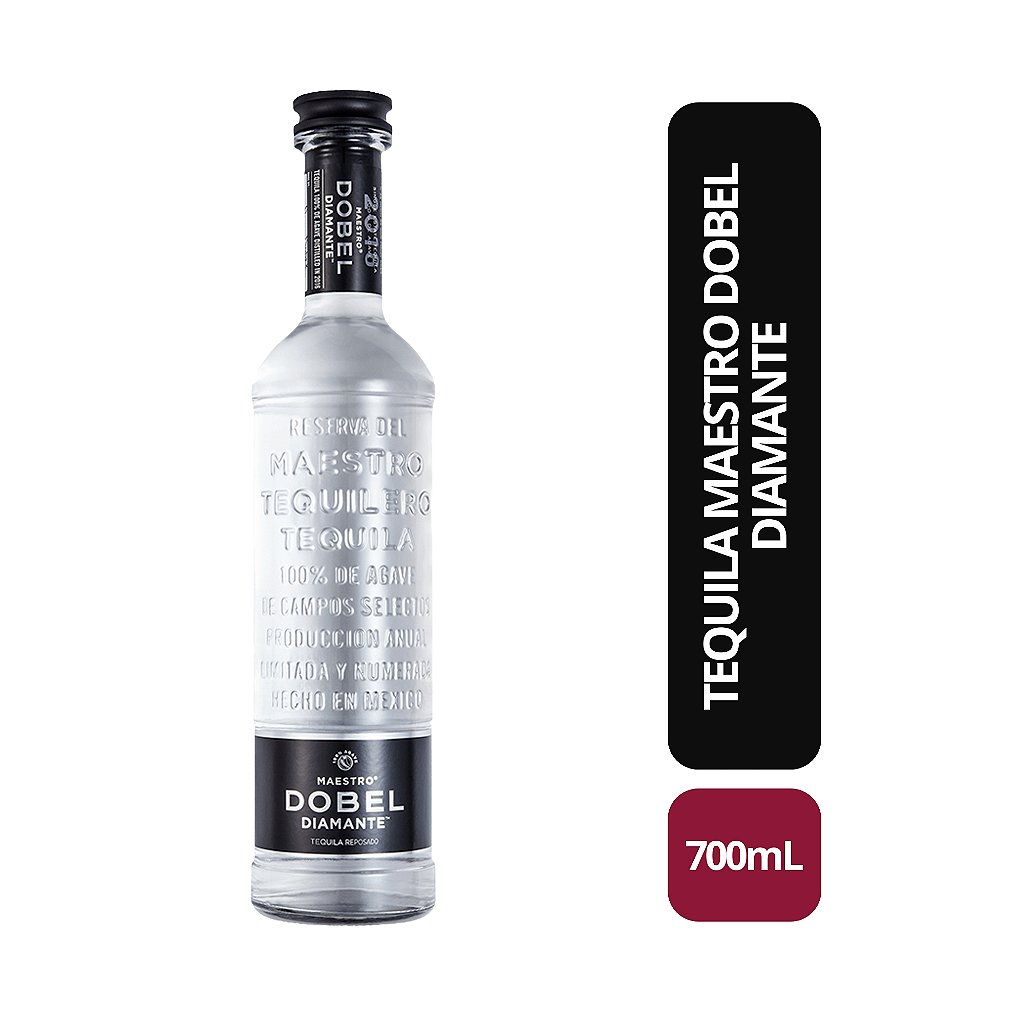 メキシコ産 テキーラ Maestro Dobel Diamante ディアマンテ TEQUILA MAESTRO DOBEL DIAMANTE - 700ML - Bebida In Box