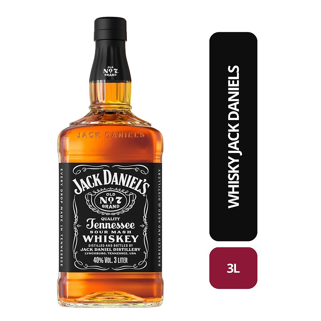 WHISKY JACK DANIELS 3L - Bebida In Box
