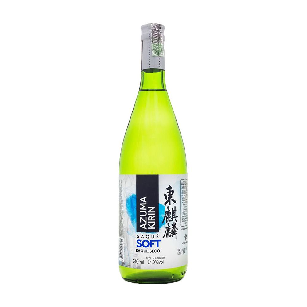Bebida Saquê Soft Seco Azuma 740 mL - Japa Atacado