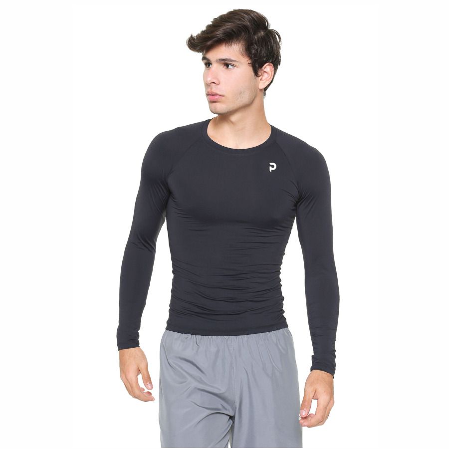 camiseta poliamida manga longa