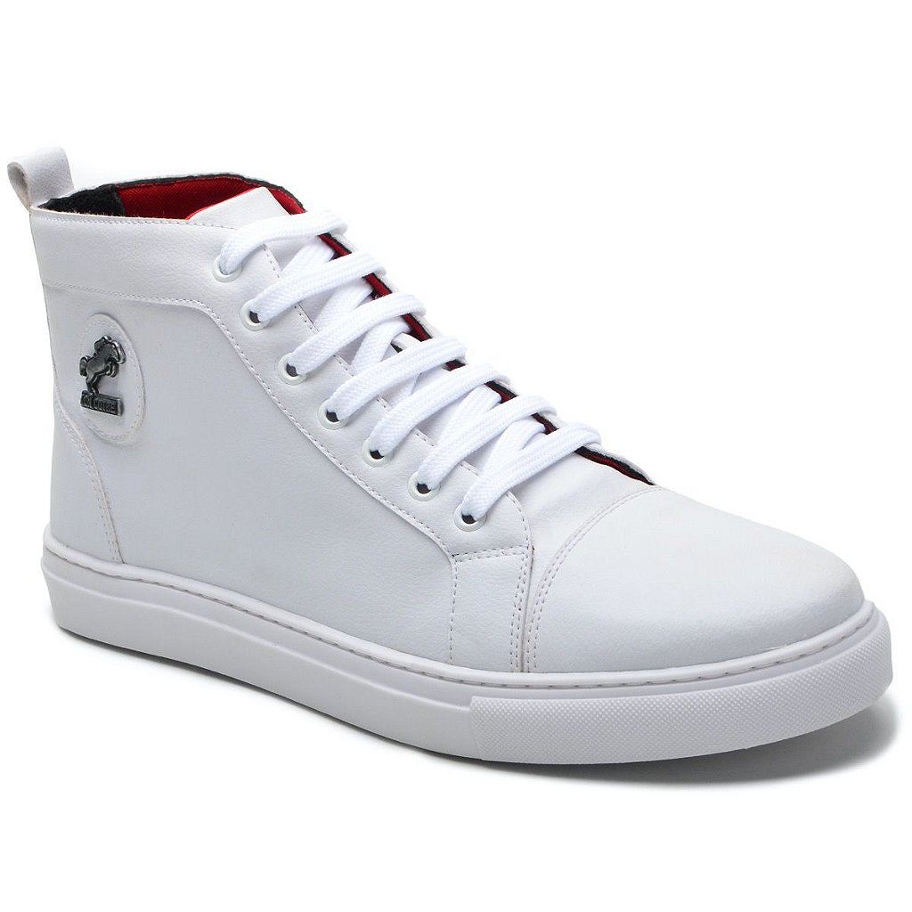 tênis polo cano alto