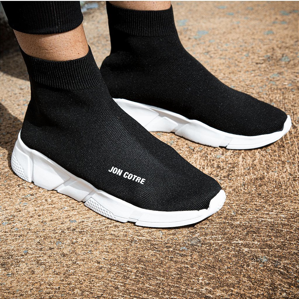 Compre Tênis Meia Cano Alto De Couro Mm6 Maison Margiela Online