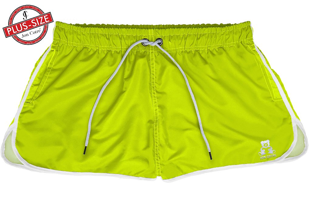 short feminino verde