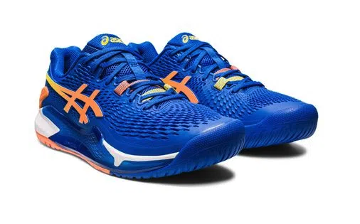 asics GEL-RESOLUTION 9 WIDE【27cm】 Tênis Asics Gel Resolution 9 Clay: Preto e Verde - Pró Spin