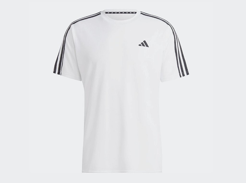 Camiseta Adidas Treino Essentials 3-STRIPES Branca - Squash Store