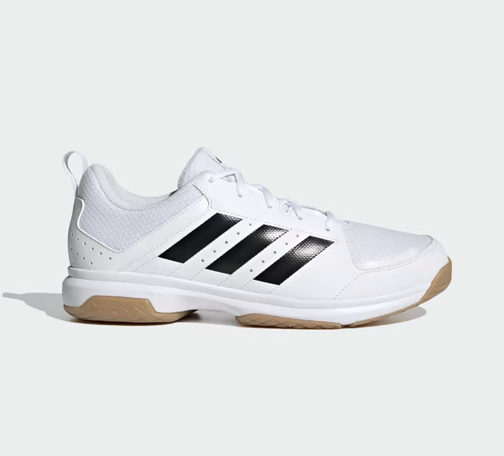 GAGAMIRANO（白） Tênis Adidas Indoor Ligra 7 M Branco e Preto - Squash Store
