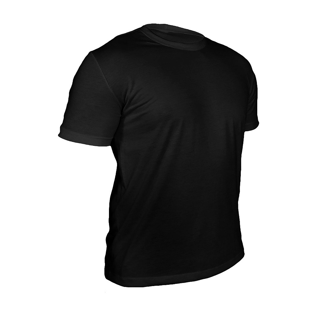 Camiseta Poliéster Anti Pilling Preta Masculina - Sansar Camisetas -  Comprar Camisetas Direto da Fábrica