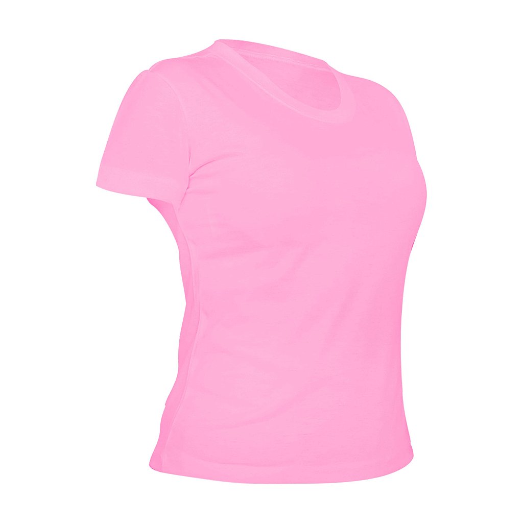 camiseta rosa bebê feminina