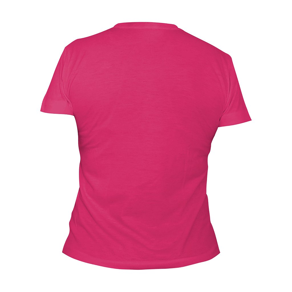 camiseta rosa feminina