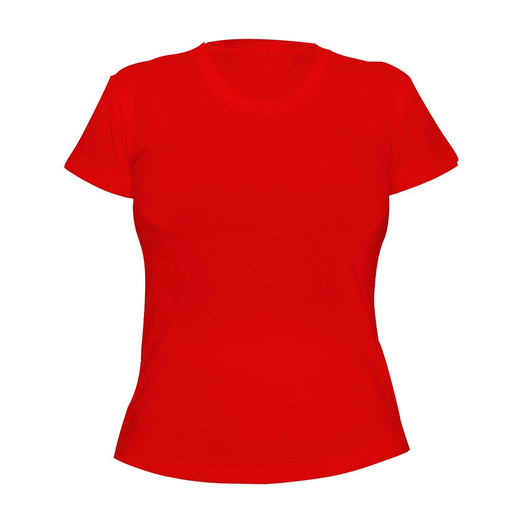 Camiseta PV (Malha Fria) Vermelha Feminina - Sansar Camisetas - Comprar  Camisetas Direto da Fábrica