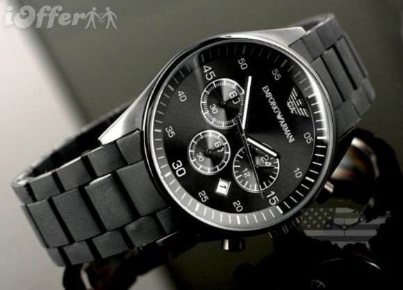 Relógio Emporio Armani AR5889 Esporte Cronógrafo Preto