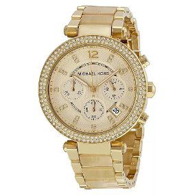 Relógio Feminino Michael Kors MK5632 Dourado Madreperola Strass - Mimports  - Produtos e perfumes importados exclusivos para você