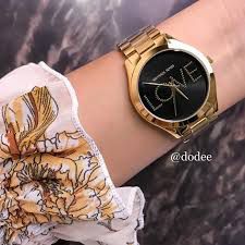 Relógio Feminino Michael Kors MK3803 Dourado Fundo preto - Mimports -  Produtos e perfumes importados exclusivos para você