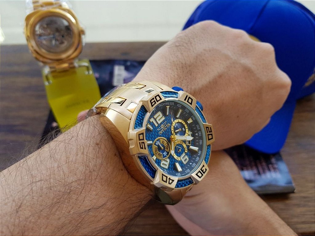 Relógio Masculino Invicta Pro Diver 25852 Dourado | Mimports - Mimports