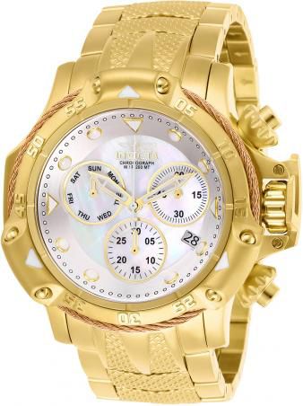 invicta subaqua preto com dourado