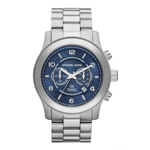 Relógio Feminino Michael Kors MK8314 Prata com Fundo Azul - Mimports -  Produtos e perfumes importados exclusivos para você