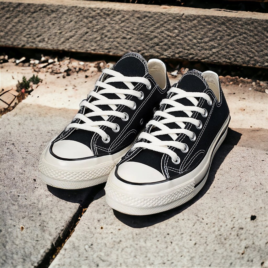 Tênis Converse Chuck 70 Vintage All Star Feminino Preto / Branco