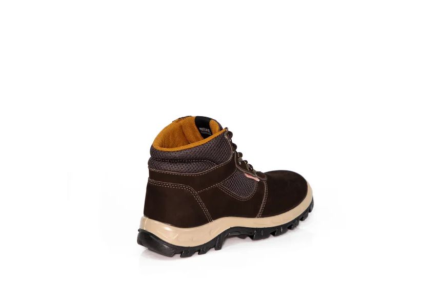 Bota de Segurança Bracol Denver | Nobuck Marrom e Bico PVC - COPE EPIS