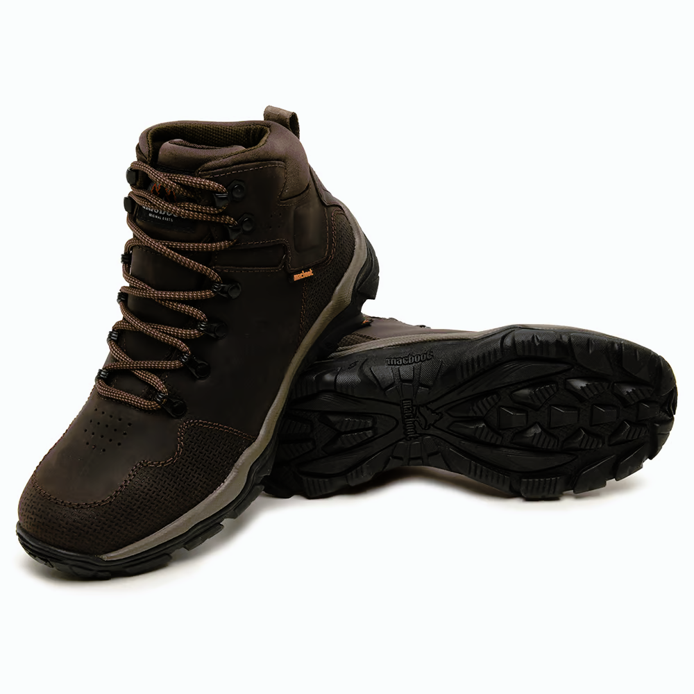 Bota de Segurança Boituva 02 Macboot Cano Alto Café – Conforto e