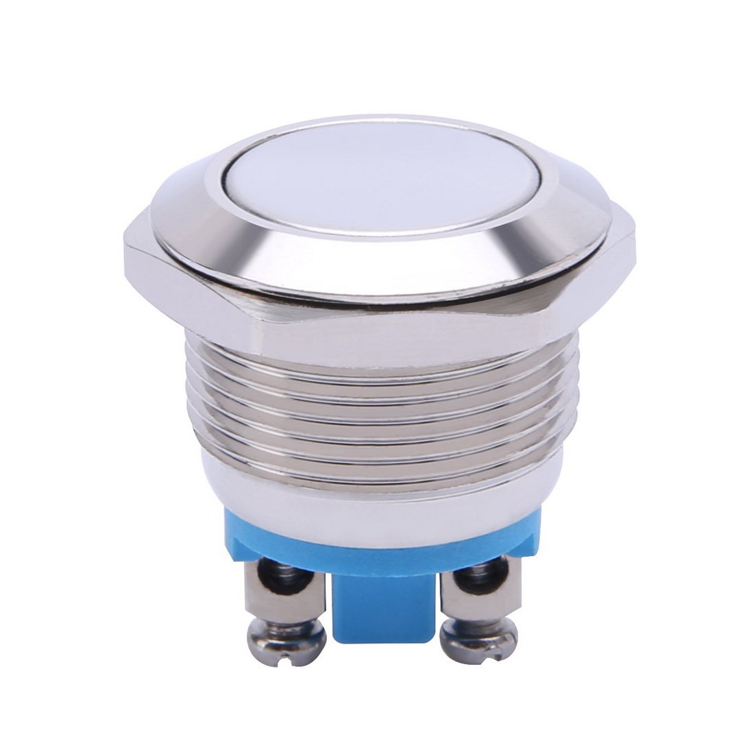 Botão de Inox Pulso 19mm acionamento momentâneo - ON ELETRICA ...