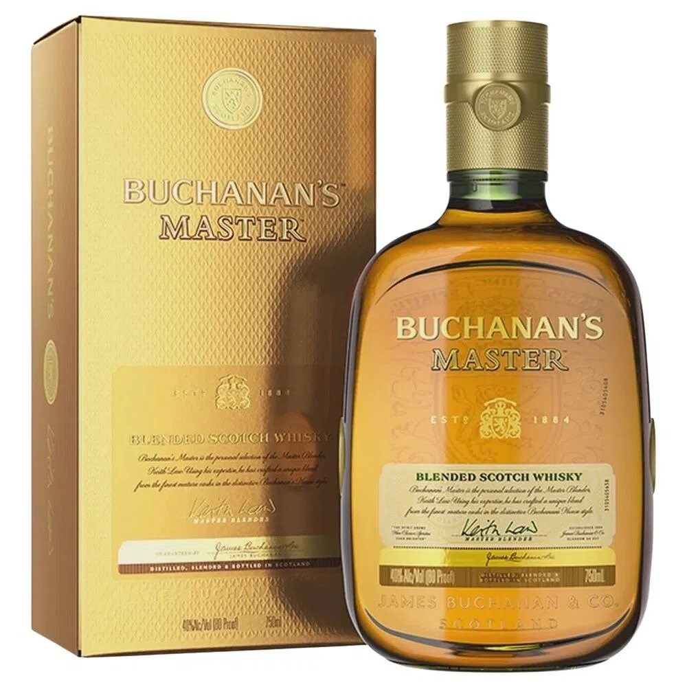 WHISKY BUCHANANS DELUXE MASTER 750ML - Casa Andorra Mercado de Bebidas